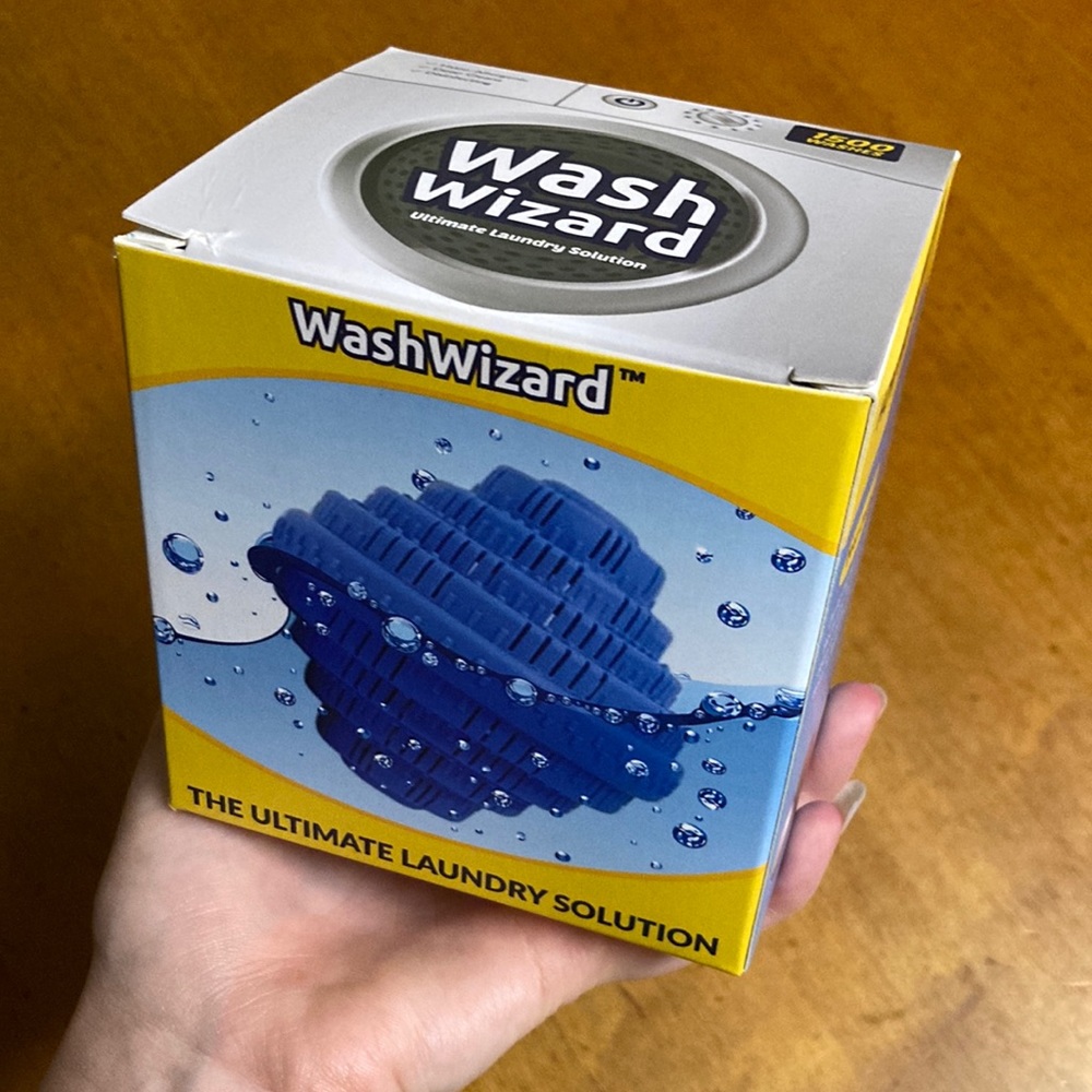 Wash Wizard Blue Ultimate Laundry Ball Washes 1500 Loads Hypoallergenic